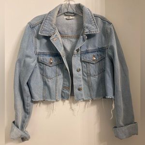 Cropped Denim Jean Jacket